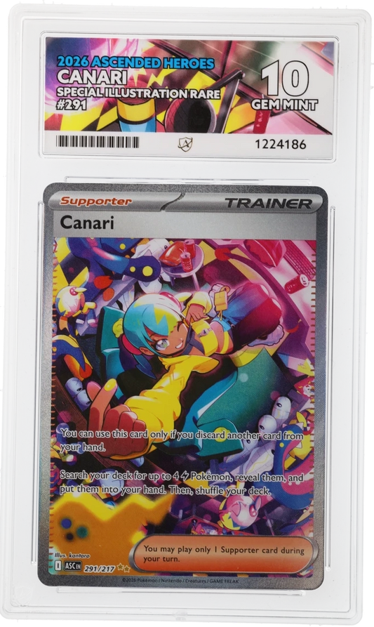 ACE 10 - Canari - 291/217 - Ascended Heroes - Pokemon - front