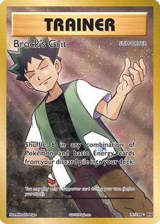 Brock's Grit (Full Art) 107/108 - XY  Evolutions Holofoil