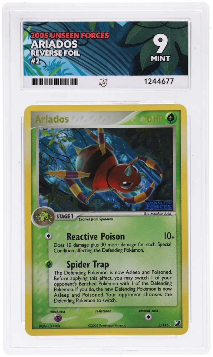 ACE 9 - Ariados - 2/115 - Unseen Forces - Pokemon - front
