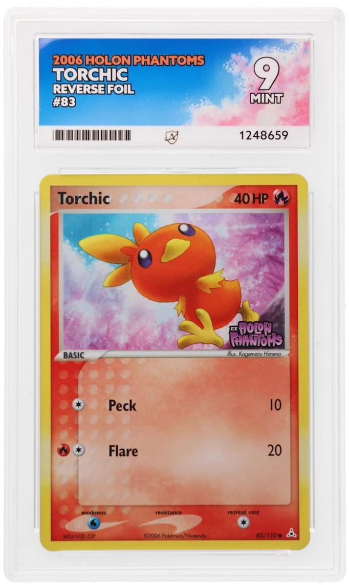 ACE 9 - Torchic - 83/110 - Holon Phantoms - Pokemon - front