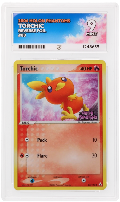 ACE 9 - Torchic - 83/110 - Holon Phantoms - Pokemon - front