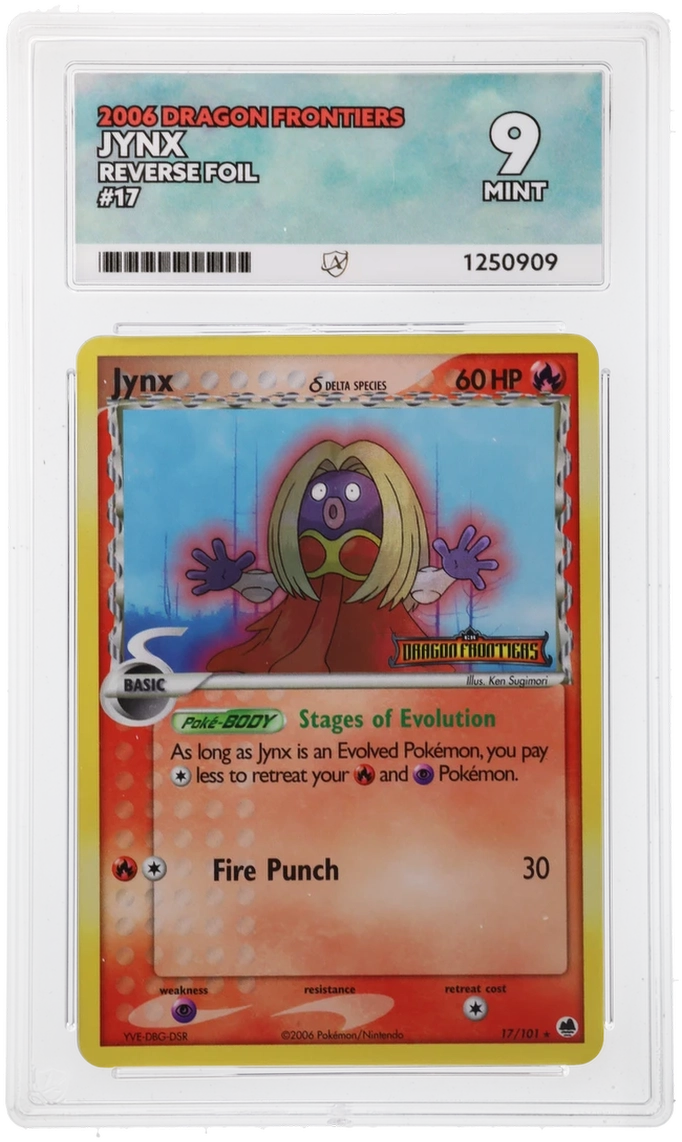 ACE 9 - Jynx - 17/101 - Dragon Frontiers - Pokemon - front