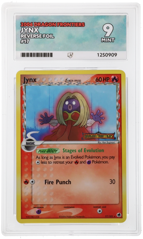ACE 9 - Jynx - 17/101 - Dragon Frontiers - Pokemon - front