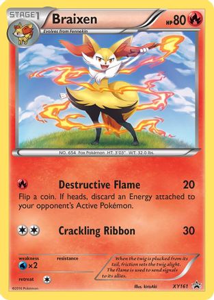 Braixen - XY161 XY161/211 - XY Promos Holofoil