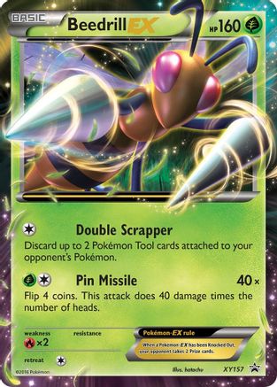 Beedrill EX - XY157 XY157/211 - XY Promos Holofoil