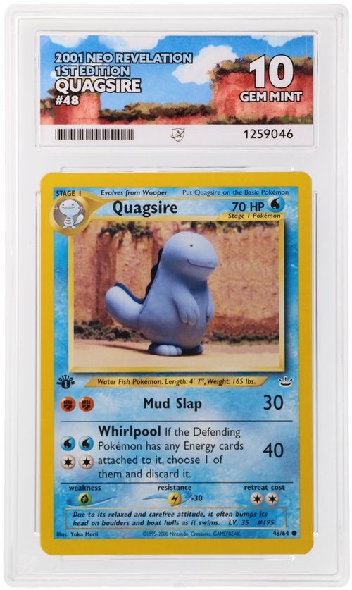 ACE 10 - Quagsire - 48/64 - Neo Revelation - 1st Edition - Pokemon - front