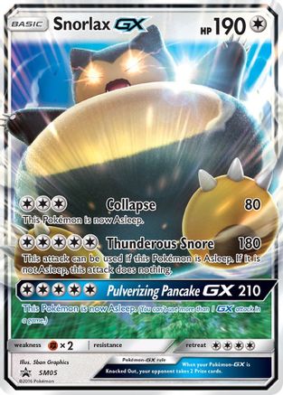 Snorlax-GX SM05/248 - SM Black Star Promos Holofoil