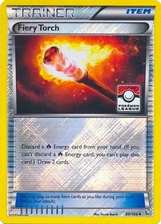 Fiery Torch - 89/106 (Pokemon League) 89 - League & Championship Cards Reverse Holofoil