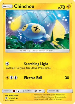 Chinchou 49/149 - SM Base Set
