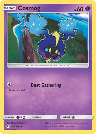 Cosmog 64/149 - SM Base Set Reverse Holofoil