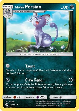 Alolan Persian 79/149 - SM Base Set