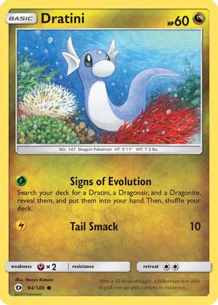 Dratini 94/149 - SM Base Set Reverse Holofoil