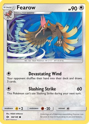 Fearow 98/149 - Sun & Moon