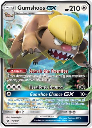 Gumshoos-GX 110/149 - Sun & Moon Holofoil