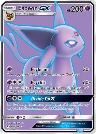 Espeon-GX 140/149 - Sun & Moon Holofoil