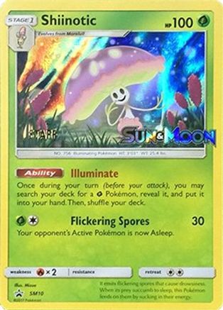 Shiinotic - SM10 (Prerelease) [Staff] SM10 - SM Promos Holofoil