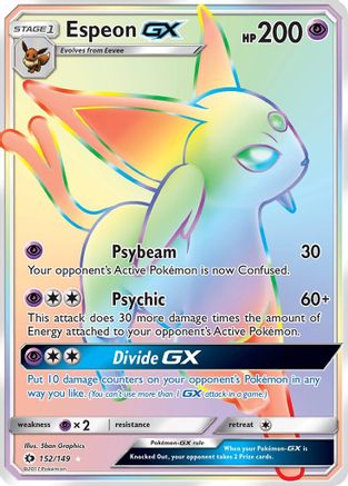 Espeon-GX 152/149 - Sun & Moon Holofoil