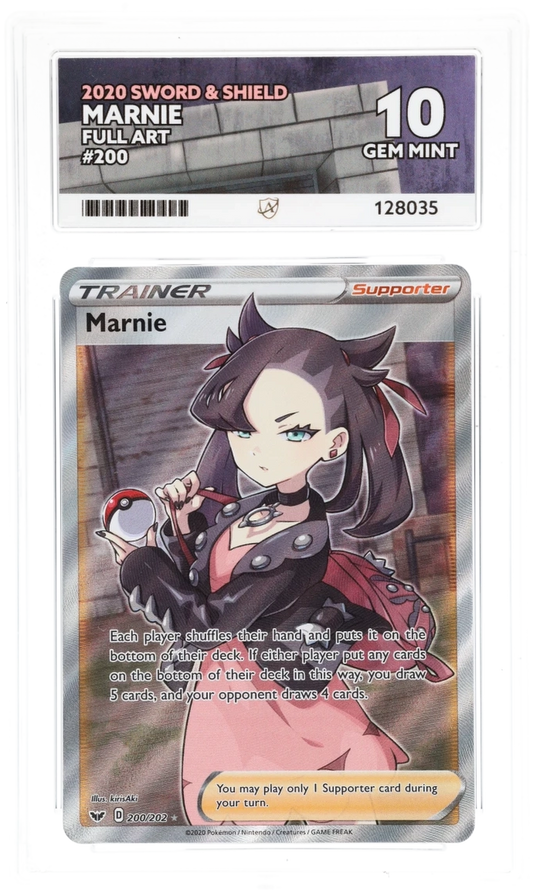 ACE 10 - Marnie - 200/202 - Sword & Shield - Pokemon
