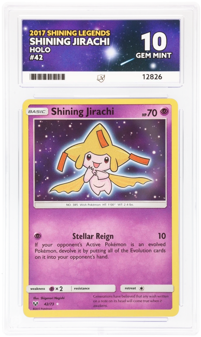 ACE 10 - Shining Jirachi - 42/73 - Shining Legends - Pokemon
