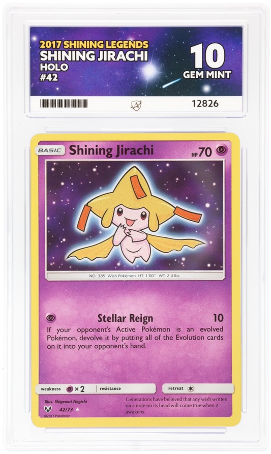 ACE 10 - Shining Jirachi - 42/73 - Shining Legends - Pokemon