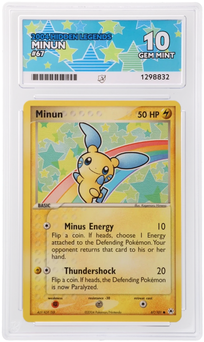 Minun - ACE 10   (Front)