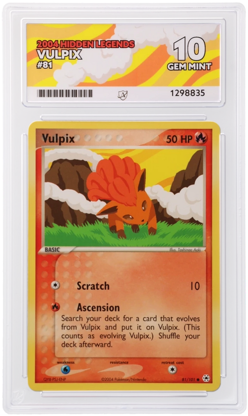 Vulpix - ACE 10   (Front)