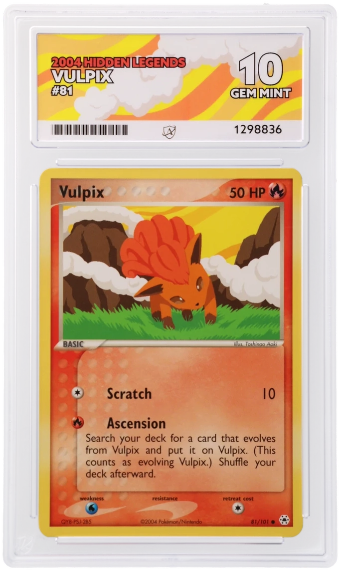 Vulpix - ACE 10   (Front)