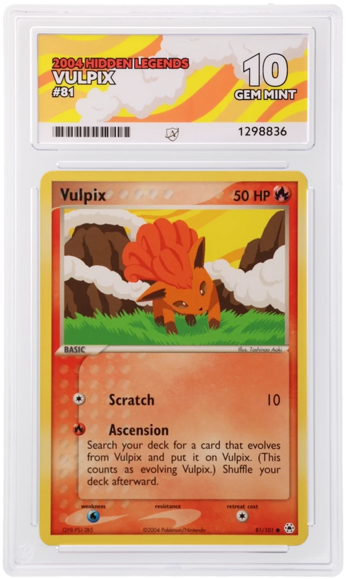 Vulpix - ACE 10   (Front)