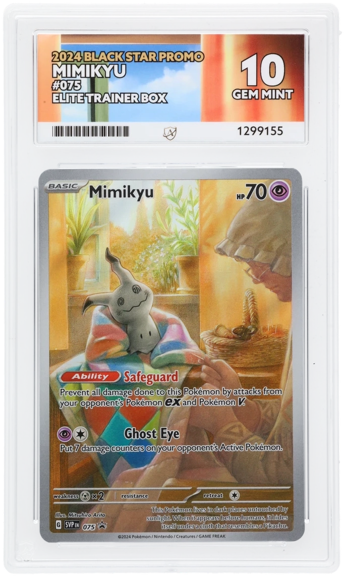ACE 10 - Mimikyu - 075 - Black Star Promo - ETB - Pokemon