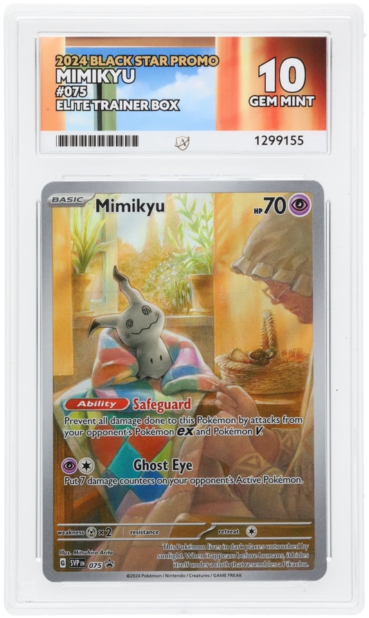 ACE 10 - Mimikyu - 075 - Black Star Promo - ETB - Pokemon