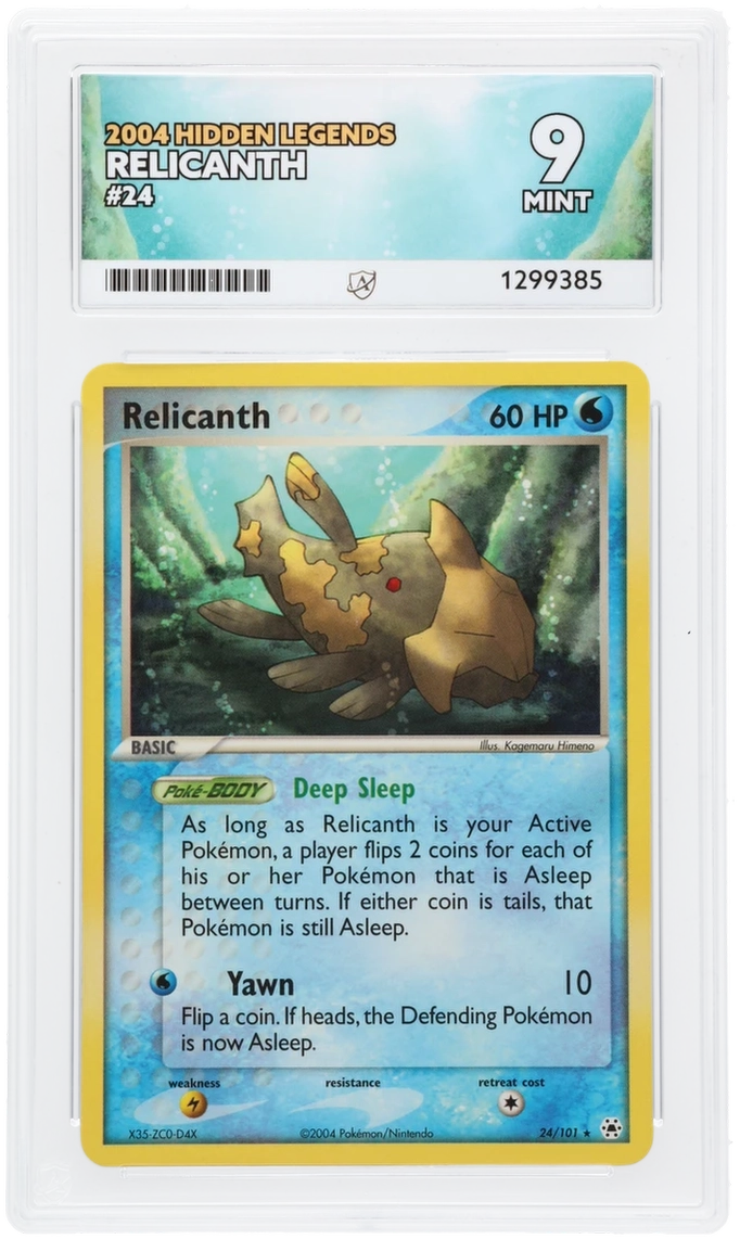 Relicanth - ACE 9   (Front)