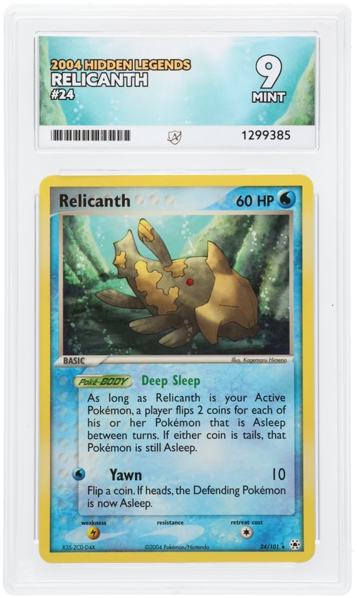 Relicanth - ACE 9   (Front)