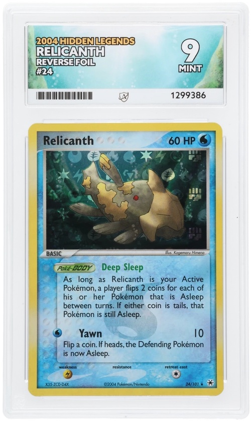 Relicanth - ACE 9   (Front)