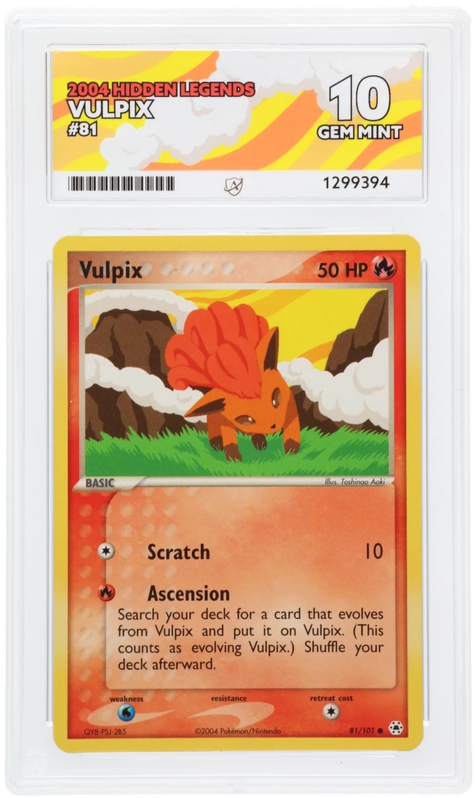 Vulpix - ACE 10   (Front)