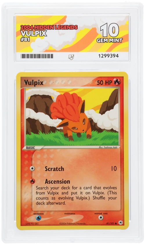 Vulpix - ACE 10   (Front)