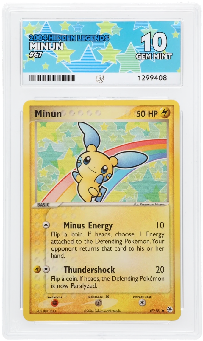 Minun - ACE 10   (Front)