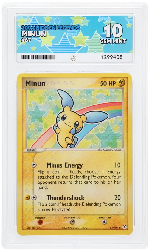 Minun - ACE 10   (Front)