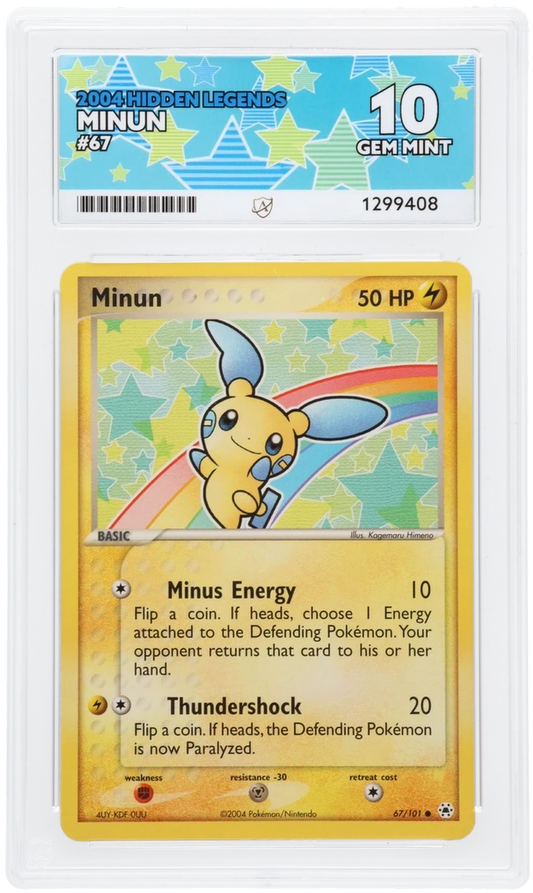 Minun - ACE 10   (Front)