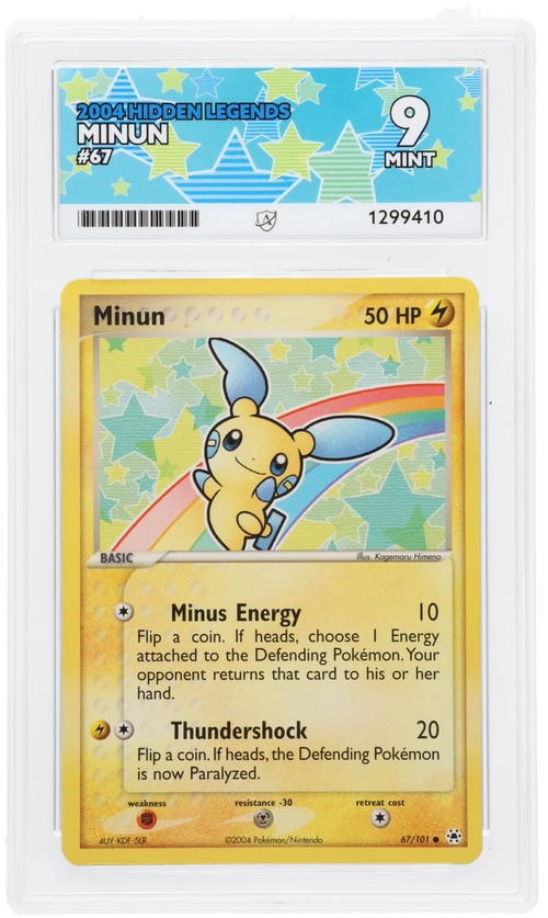 Minun - ACE 9   (Front)