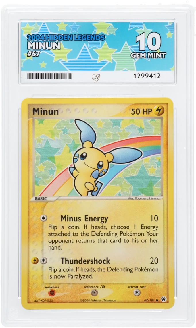 Minun - ACE 10   (Front)