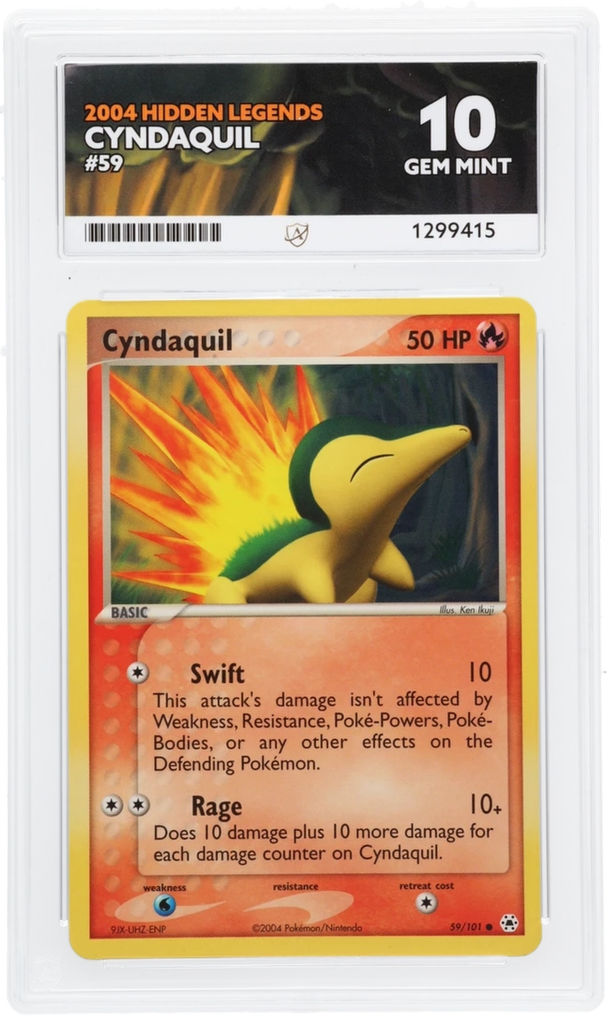 Cyndaquil - ACE 10   (Front)