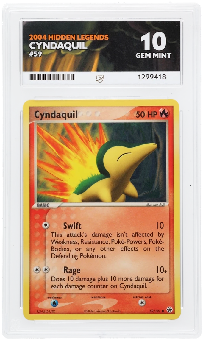 Cyndaquil - ACE 10   (Front)