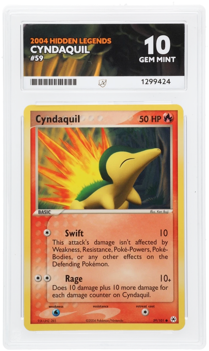 Cyndaquil - ACE 10   (Front)
