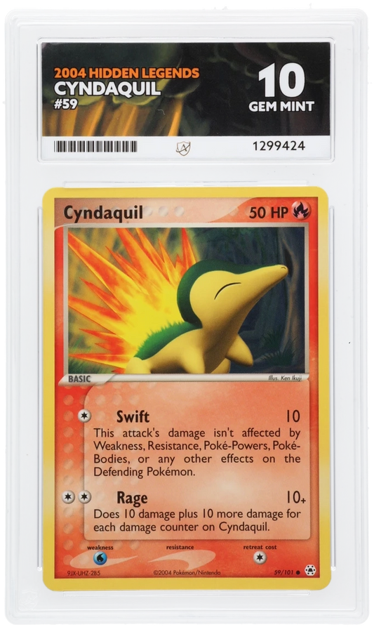 Cyndaquil - ACE 10   (Front)