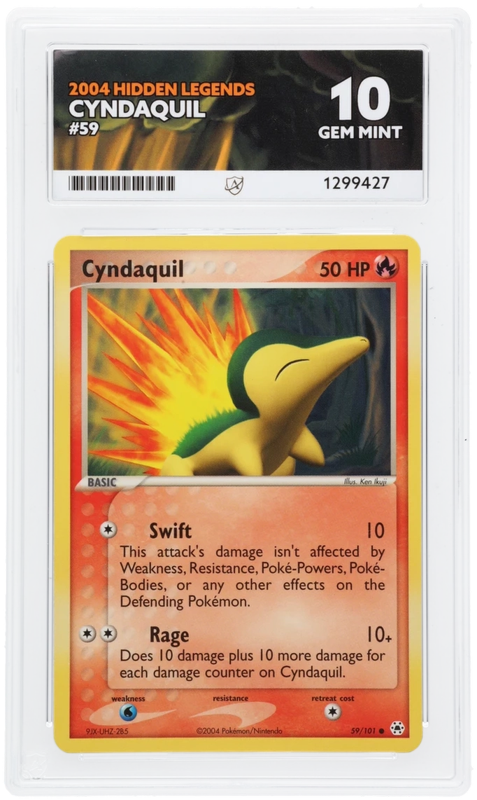 Cyndaquil - ACE 10   (Front)