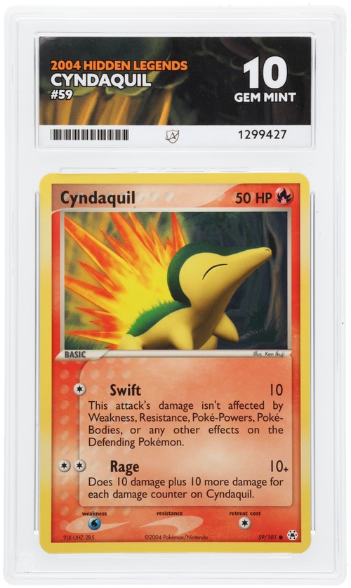 Cyndaquil - ACE 10   (Front)