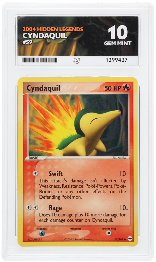 Cyndaquil - ACE 10   (Front)