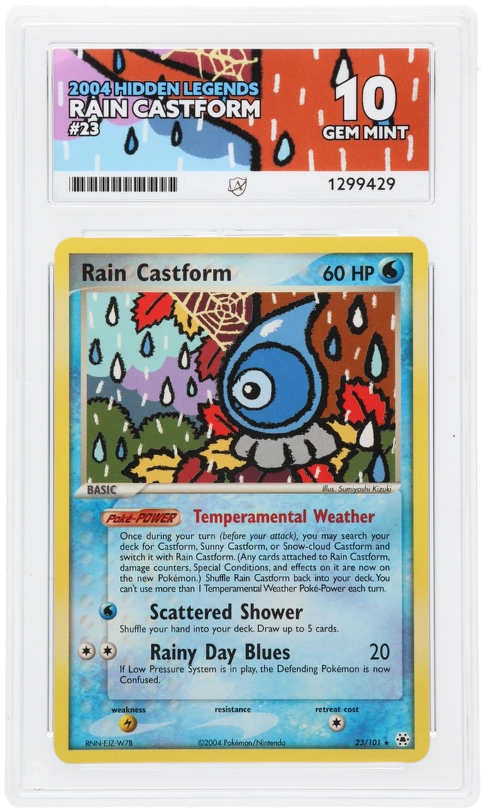 Rain Castform - ACE 10   (Front)