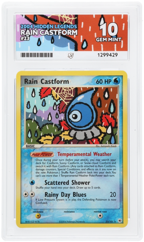 Rain Castform - ACE 10   (Front)