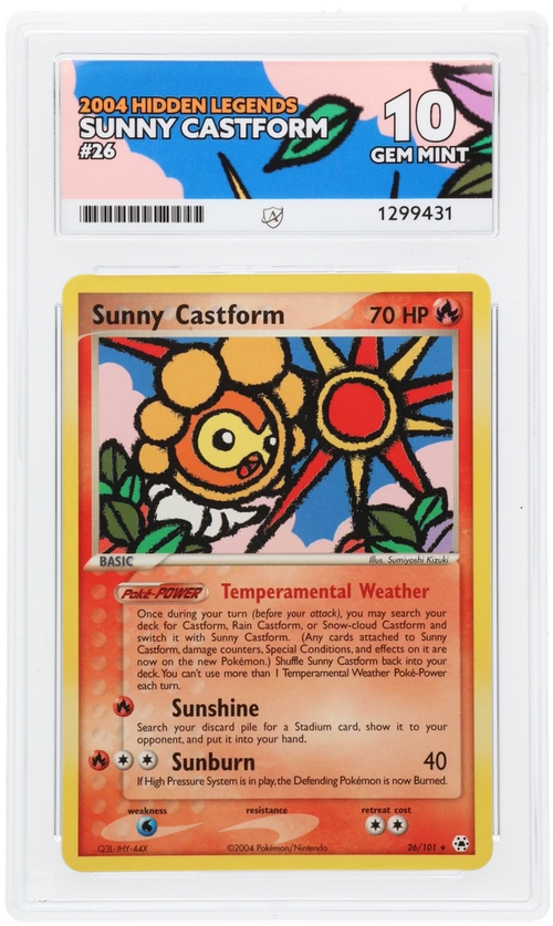 Sunny Castform - ACE 10   (Front)
